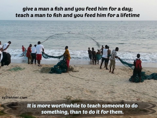 Teach A Man To Fish Rather Than Give Fish Sylrenner Com